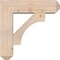 Ekena Millwork Westlake Craftsman Smooth Bracket w/ Offset Brace, Douglas Fir, 7 1/2"W x 26"D x 26"H BKT0806X26X26WTL04SDF - alternate 2
